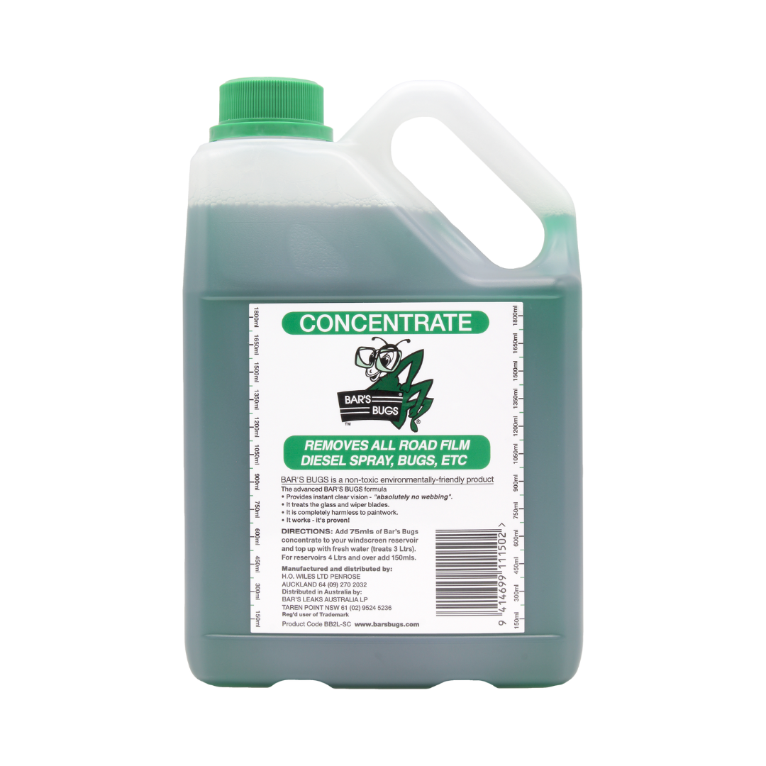 Bar's Bugs Back 2L Windscreen Additive