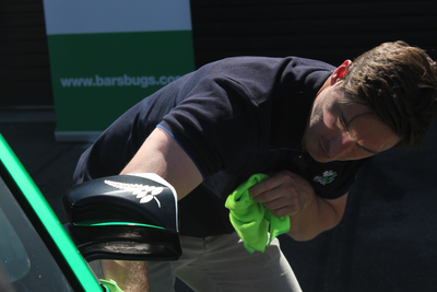 How to clean a car using Bar's Bugs