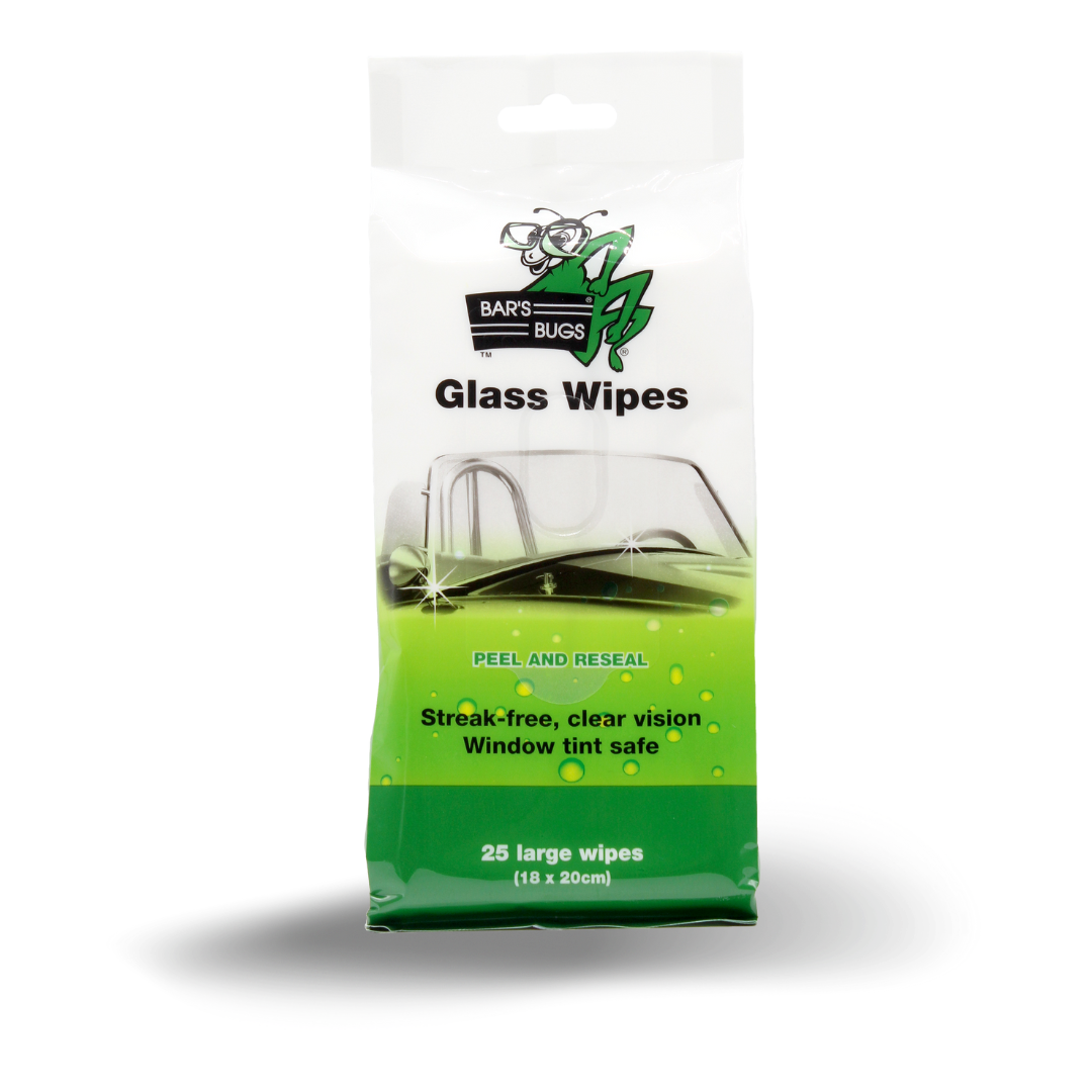 Glass Wipes 25pc Streak Free Windscreen Wipes